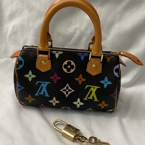 Louis vuitton mini Speedy takashi murakami black - Picture 3 of 11